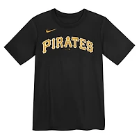 Preschool Nike Paul Skenes Black Pittsburgh Pirates Name & Number T-Shirt