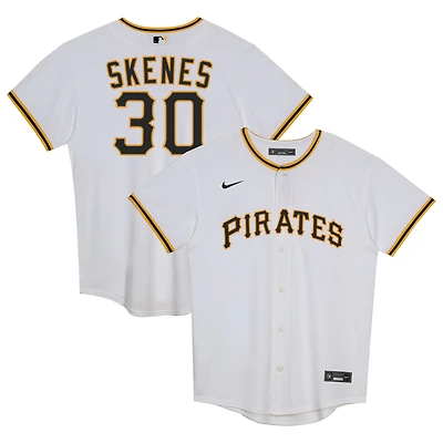 Maillot Nike Paul Skenes blanc des Pirates de Pittsburgh à domicile pour enfant d'âge préscolaire