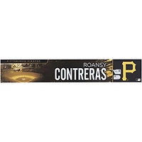 Plaque signalétique noire émise par le joueur des Pirates de Pittsburgh de Roansy Contreras pour la saison de la MLB
