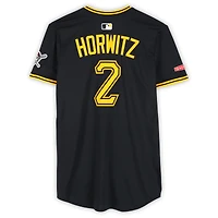 Maillot Nike noir n° 2 de Spencer Horwitz, des Pirates de Pittsburgh, utilisé lors du match contre les Phillies de Philadelphie, le 17 mai 2025