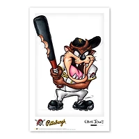 Tasmanian Devil Pittsburgh Pirates 11" x 17" Looney Tunes Poster Print