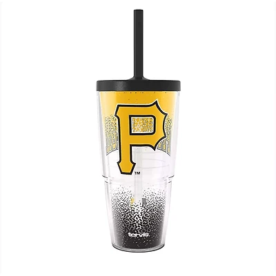 Gobelet classique Tervis Pittsburgh Pirates Defend de 24 oz avec couvercle à paille