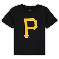 Toddler Black Pittsburgh Pirates Team Crew Primary Logo T-Shirt