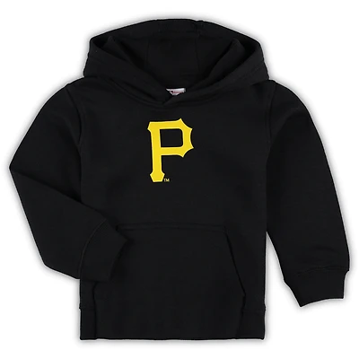 Sweat à capuche noir en molleton avec logo principal de l'équipe des Pirates Pittsburgh pour tout-petit
