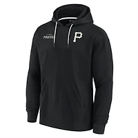 Unisex Fanatics Black Pittsburgh Pirates Elements Super Soft Fleece Pullover Hoodie