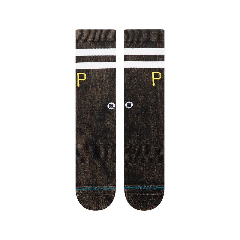 Unisex Stance Black Pittsburgh Pirates Rotation Crew Socks