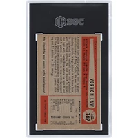 Carte 5.5 authentifiée SGC Bowman #187 des Pirates de Pittsburgh de Vernon Law 1954