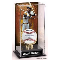 Vitrine d'exposition sublimée du Temple de la renommée des Pirates de Pittsburgh de Willie Stargell avec image