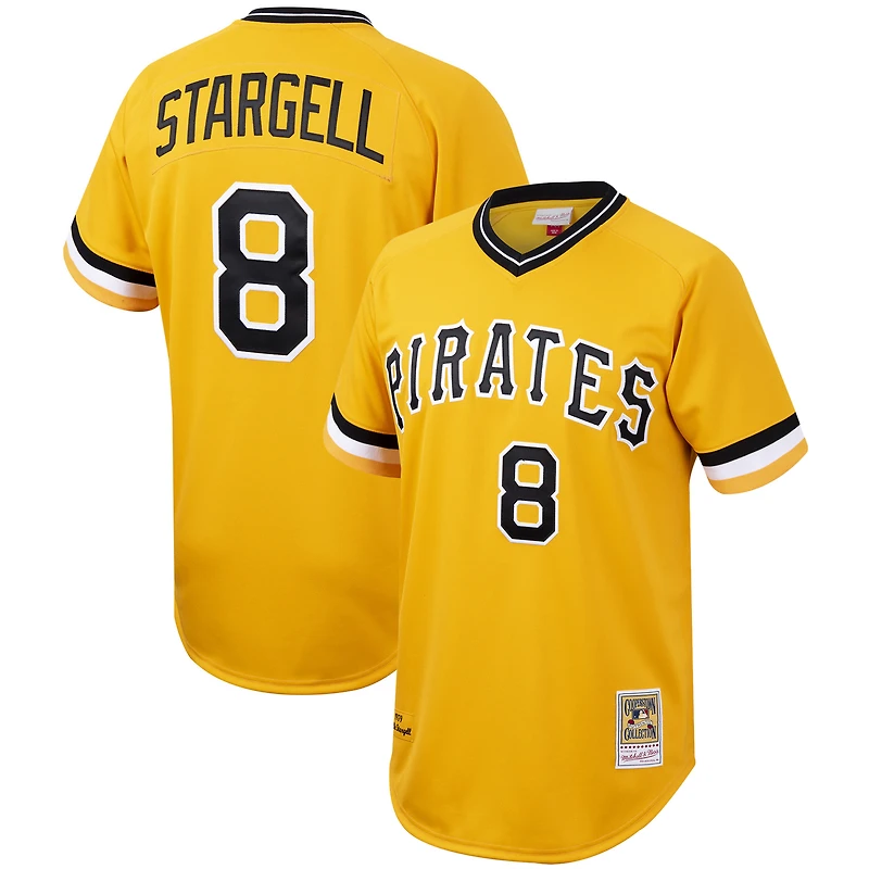 Willie Stargell Pittsburgh Pirates Mitchell & Ness Cooperstown Collection Maillot Authentique - Or