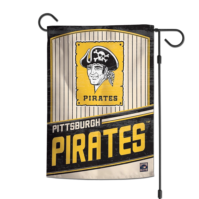WinCraft Pittsburgh Pirates 12" x 18" Cooperstown Collection Double-Sided Garden Flag