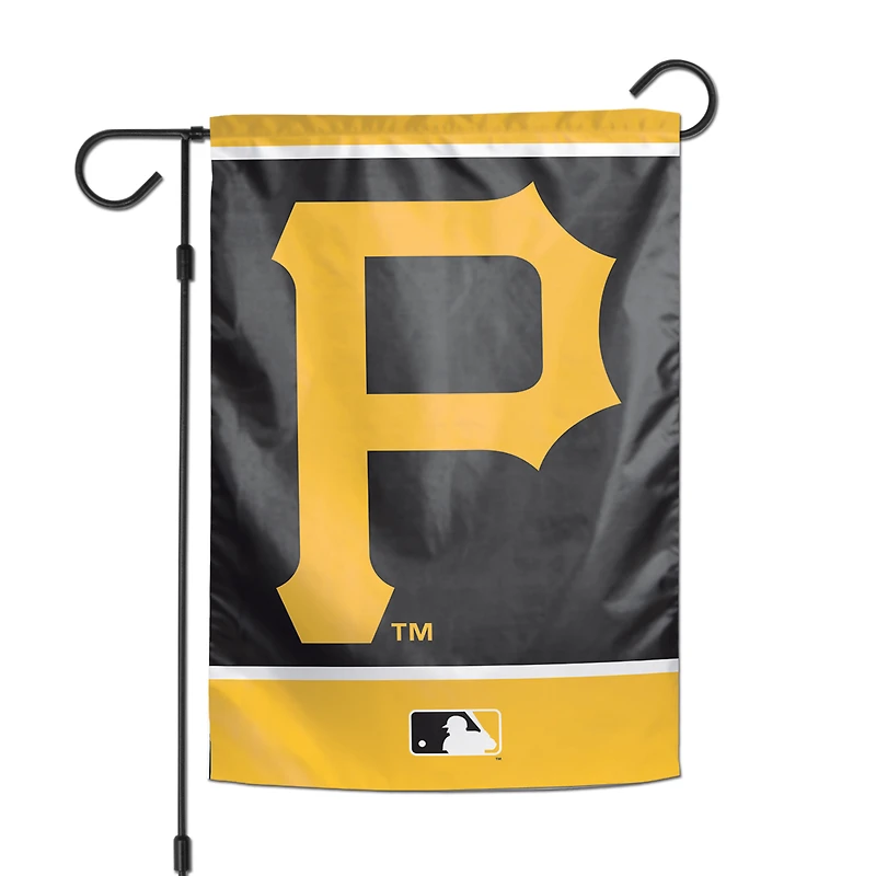 WinCraft Pittsburgh Pirates Drapeau de jardin double face 30,5 x 45,7 cm