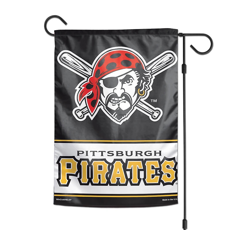 WinCraft Pittsburgh Pirates 12" x 18" Double-Sided Garden Flag