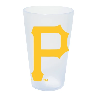WinCraft Pirates de Pittsburgh 16oz. Verre à pinte en silicone Icicle