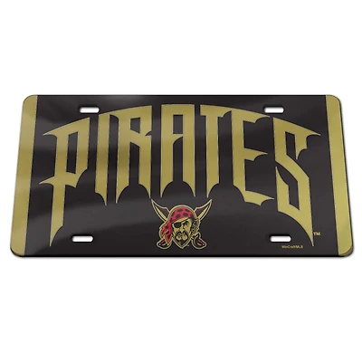 WinCraft Pittsburgh Pirates 2026 City Connect Laser Cut Acrylic License Plate