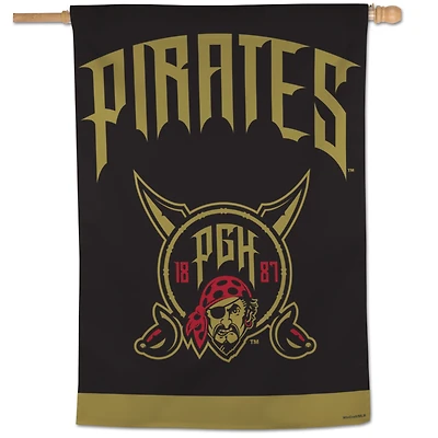 Bannière verticale simple face WinCraft Pittsburgh Pirates 2026 City Connect 28" x 40"