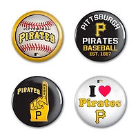 Ensemble de 4 boutons WinCraft Pittsburgh Pirates