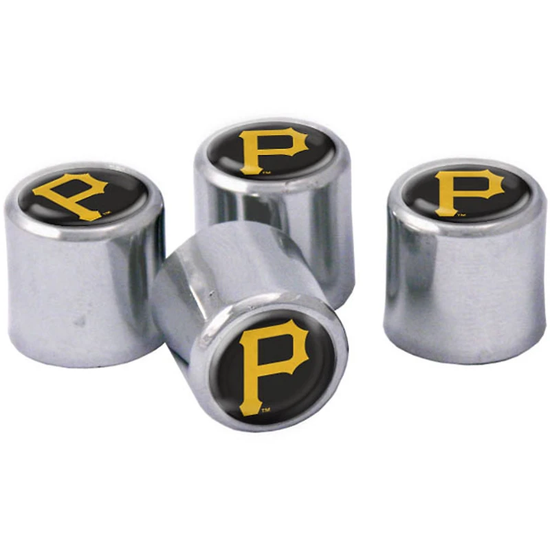 WinCraft Pittsburgh Pirates Lot de 4 couvercles de tige de valve