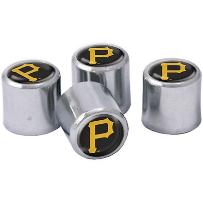WinCraft Pittsburgh Pirates Lot de 4 couvercles de tige de valve
