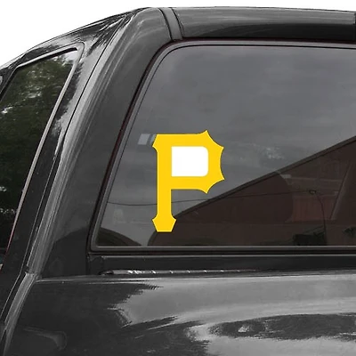 Autocollant de voiture avec logo de l'équipe de couleurs Pittsburgh Pirates 8 "