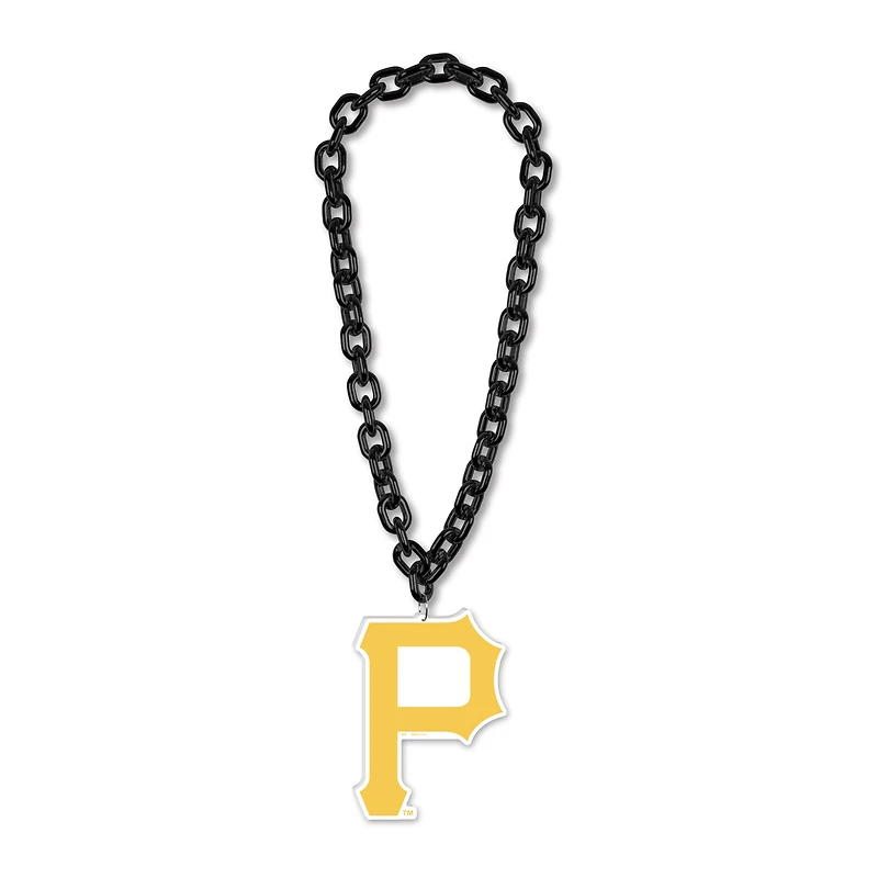 WinCraft Pittsburgh Pirates Collier avec logo à grande chaîne