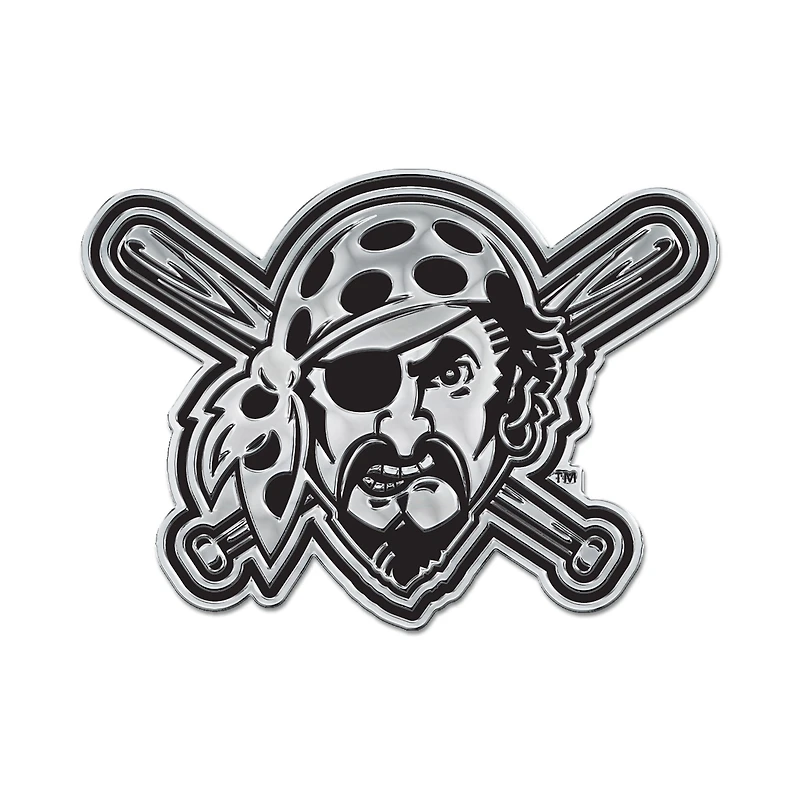 WinCraft Pittsburgh Pirates Team Chrome Car Emblem