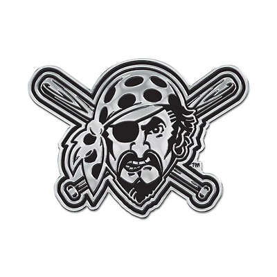 WinCraft Pittsburgh Pirates Team Chrome Car Emblem