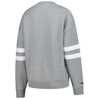 Sweat-shirt léger à logo pour femme Mitchell & Ness Heather Grey Pittsburgh Pirates