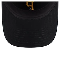 Casquette ajustable 9TWENTY Preppy Team des Pirates de Pittsburgh de New Era pour femme, noire