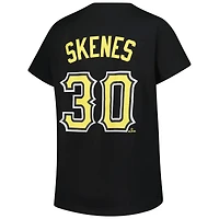 Women's Profile Paul Skenes Black Pittsburgh Pirates Plus Name & Number V-Neck T-Shirt