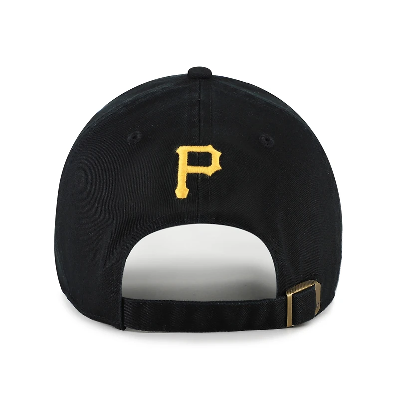 Women's '47 Black Pittsburgh Pirates Zoey Clean Up Adjustable Hat