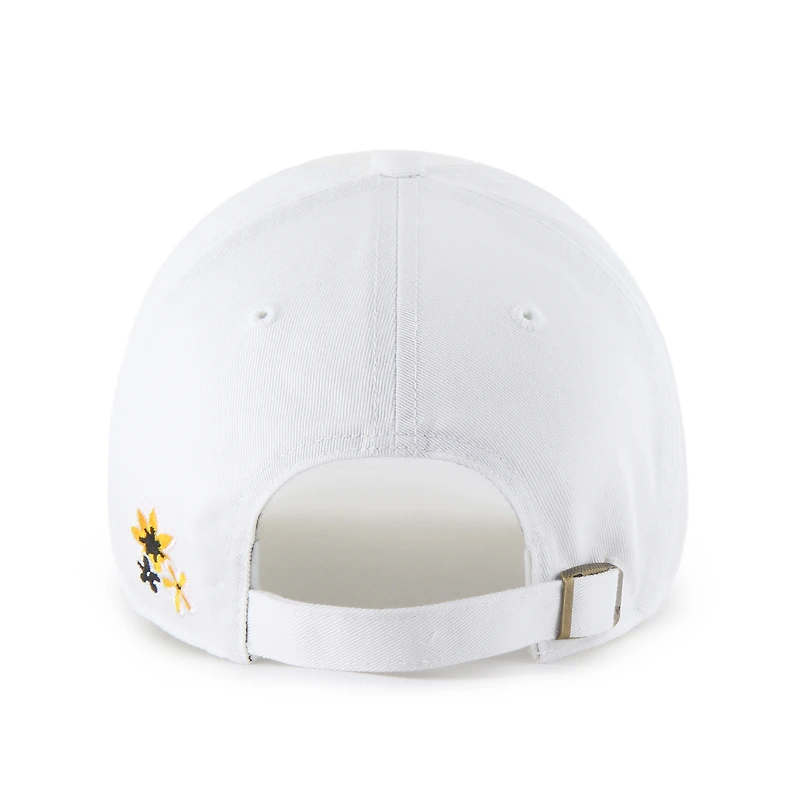 Casquette ajustable blanche « 47 Pittsburgh Pirates Flower Power Clean Up » pour femme