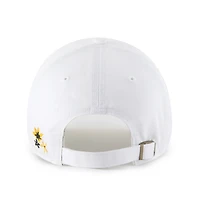 Casquette ajustable blanche « 47 Pittsburgh Pirates Flower Power Clean Up » pour femme