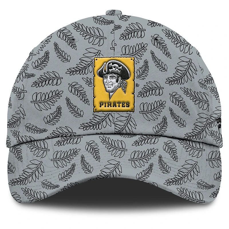 Casquette ajustable grise pour femme Fanatics Pittsburgh Pirates Cooperstown Collection Shift