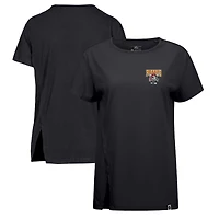 Women's Levelwear Black Pittsburgh Pirates Influx Cooperstown Core Logo T-Shirt