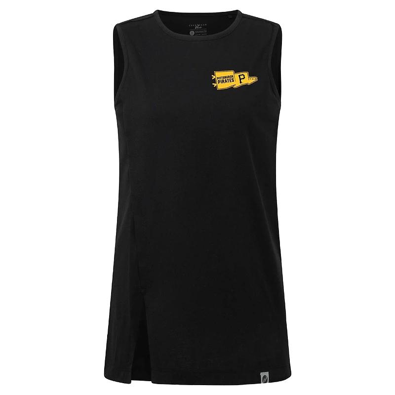 Débardeur noir Influx Rafters des Pirates de Pittsburgh pour femme Levelwear