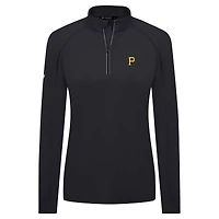 Haut à glissière quart de tour Kinetic Insignia 2.0 Raglan pour femme Levelwear, noir, des Pirates Pittsburgh