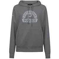 Sweat à capuche gris pour femme Levelwear des Pirates de Pittsburgh Adorn Banner Arch