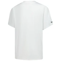 Women's Mitchell & Ness White Pittsburgh Pirates Cooperstown Collection Boyfriend T-Shirt