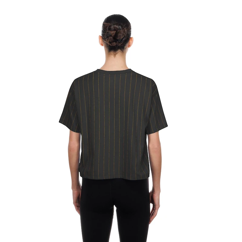 Women's New Era Black Pittsburgh Pirates 2026 City Connect Pinstripe T-Shirt