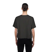 Women's New Era Black Pittsburgh Pirates 2026 City Connect Pinstripe T-Shirt