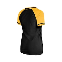 Women's New Era  Black Pittsburgh Pirates Gameday V-Neck T-Shirt