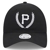 Women's New Era Black Pittsburgh Pirates Leaves 9TWENTY Adjustable Hat
