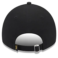 Women's New Era Black Pittsburgh Pirates Leaves 9TWENTY Adjustable Hat