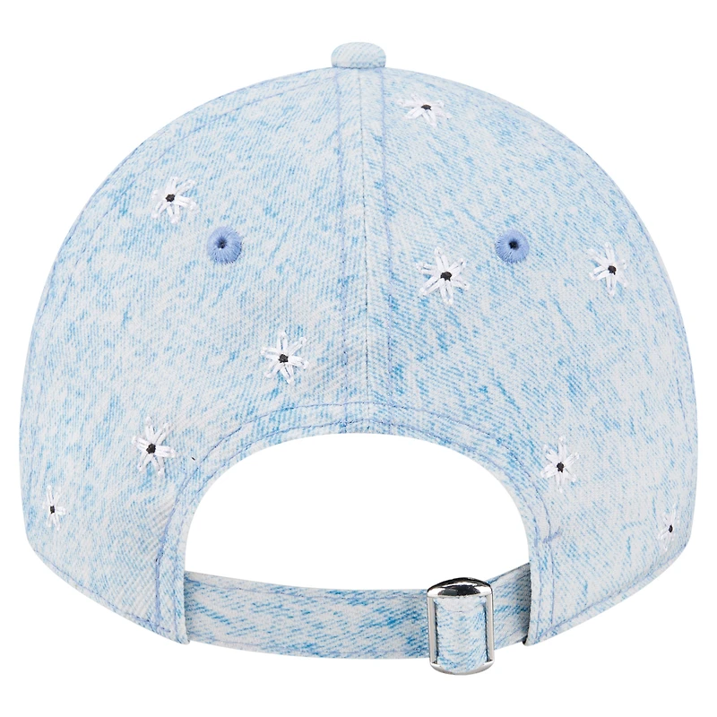 Women's New Era Light Blue Pittsburgh Pirates Daisy All Over 9TWENTY Adjustable Hat