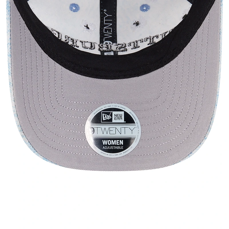 Women's New Era Light Blue Pittsburgh Pirates Daisy All Over 9TWENTY Adjustable Hat