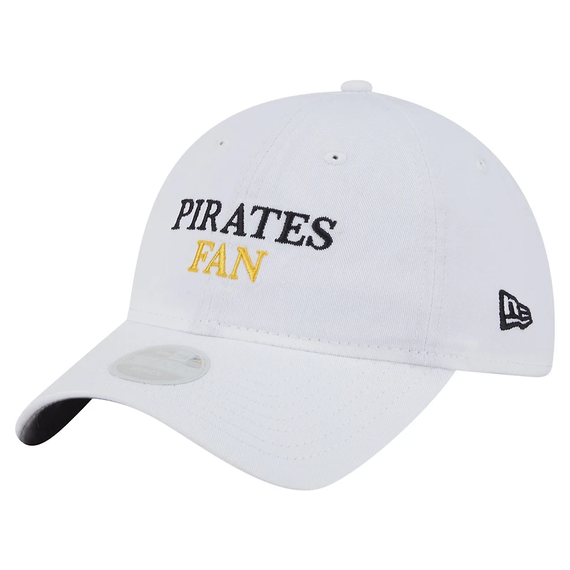 Casquette ajustable 9TWENTY blanche New Era pour femme