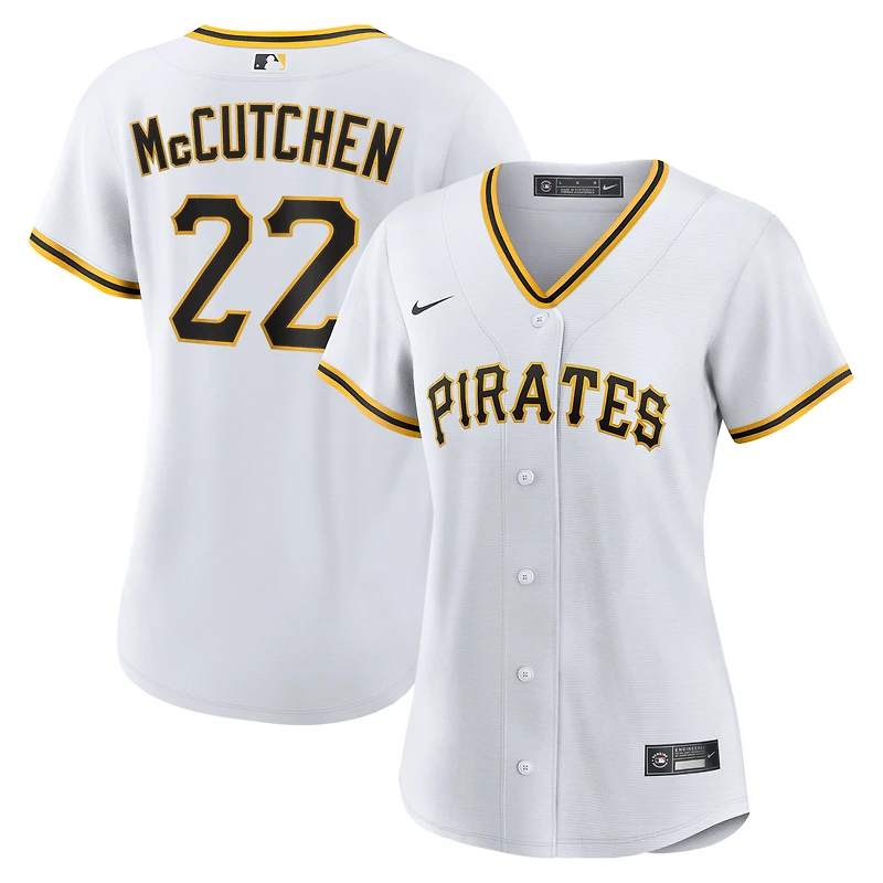 Maillot réplique domicile Nike Andrew McCutchen blanc des Pirates de Pittsburgh pour femme