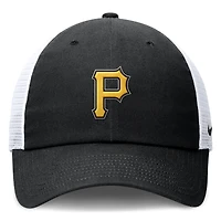 Women's Nike Black/White Pittsburgh Pirates Club Trucker Adjustable Hat