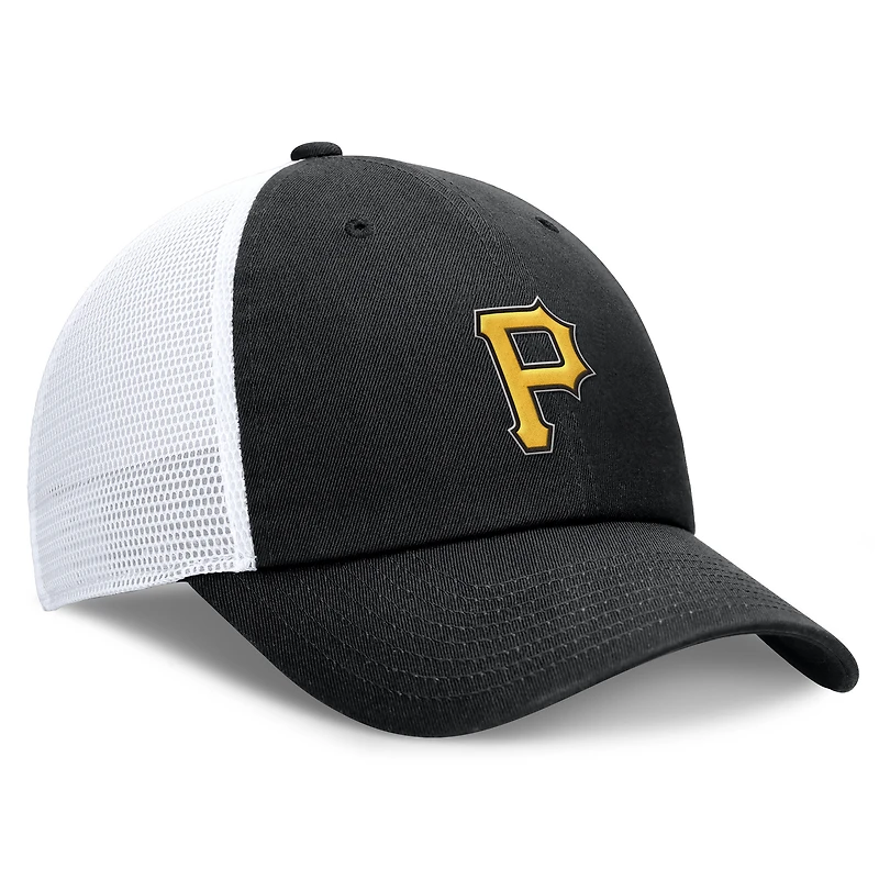 Women's Nike Black/White Pittsburgh Pirates Club Trucker Adjustable Hat
