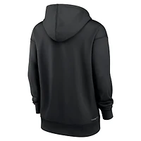 Sweat à capuche Nike Performance noir pour femme des Pirates de Pittsburgh Authentic Collection